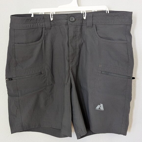 Eddie Bauer Guide Pro Womens Size 14 Gray Shorts - Picture 1 of 5